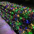 Miniatyrbilde 1 av 5: Julelysnett med LED, 3 x 2m Koblebare Mesh-lys, Juledekorasjoner for Innendørs Utendørs Busk Hage Dekor
