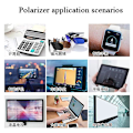 Miniatyrbillede 2 af 3: 32 tommer 32 tommer 0 graders blank 71cmx40.5cm Led Lcd polarisator polariserende film til tv polariserende film aldring falder af