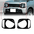Miniatyrbillede 2 af 5: Lampe Hætter Stickers Bil Forlygte Lys Lampe Dæksel Pynt Til Jimny Jb23 Jb33 Jb43 1998-2017 Sort