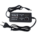 Miniatyrbilde 1 av 5: Justerbar AC til DC strømforsyning 3V-12V 5A strømforsyningsadapter Universal 12 V Volt adapter EU-plugg