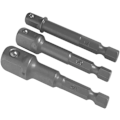 Miniatyrbillede 5 af 5: Firkantdriver Hex Power Borebit 1/4 3/8 1/2-tommer 3 stk. Power Bore til Stikadapter Ekstra Lang Adapter
