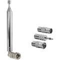 Miniatyrbilde 1 av 4: 75 Ohm Teleskopisk DAB-radioantenn for Hifi AV-mottaker Mini-system, FM