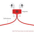Pikkukuva 3 / 5: AirPods-kadun katoamisenestohihnat, värikkäät pehmeät silikonista valmistetut urheilunauhat, kaulahihna