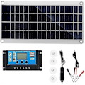 Miniatyrbillede 1 af 5: 300w 12v Solpanel Kit Batterioplader 300 Watt 12 Volt Off Grid System Med 10a-60a Controller