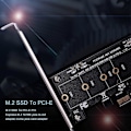 Pikkukuva 4 / 5: Lisäkortit PCIE - M2-sovitin PCI Express 3.0 X1 - NVME SSD M2 PCIE -korotussovitin tukee 2230 2