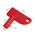 Miniatyrbillede 3 af 5: Batteri Hovedafbryder Udskiftningsnøgle 14mm 4 Stykker, Hovedafbryder Nato Bone Nøgle Abs Plast, Afbryder Universal Nøgle, Batteriafbryder Bådafbryder Nøgle