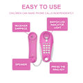 Miniatyrbilde 2 av 5: Barnelek Telefon Intercom, Barnelek Telefon Intercom Leke med Ekte Ringelyder, 50% Tilbud
