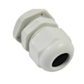 Miniatyrbillede 5 af 5: 10 stk. hvide vandtætte kabelmuffer i plast M20 x 1,5