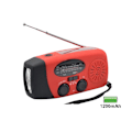 Miniatyrbillede 1 af 5: Nødradio/svejveradio med solcelle, lommelygte og powerbank, nødradio multifunktion, velegnet til udendørs brug