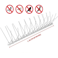 Miniatyrbilde 2 av 5: Fuglespikes i rustfritt stål Fuglespikes Fuglerepellerende pigger Fuglespikes-50cm,2stk
