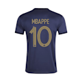 Pikkukuva 1 / 4: 22-23 koti jalkapallopaita nro 10 Mbappe Dembele 19 Benzema maajoukkue koti- ja vieraspaita lapsille 10 L
