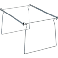 Miniatyrbilde 1 av 4: Stålramme for hengemapper, Legal Size, Grå, Justerbar lengde 23\" til 27\", 2 per pakke (64873)