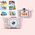 Miniatyrbild 4 av 5: Kriogor Barnkamera, Digital Selfie- och Videokamera med 12 Megapixel/ Dubbla Linser/ 2 Tums Skärm/ 1080P HD/ 32G TF-kort, Födelsedagspresent