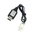 Miniatyrbillede 1 af 5: 600mA 6.4V USB Opladerkabel EL4.5-3P Stik P-til-R Til RC Bil Lastbil Speedbåd JS