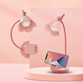 Miniatyrbillede 2 af 5: Pink Skrivebordslampe Med Klemme, Genopladelig Led Lille Skrivebordslampe, Justerbar Svanehals, Dæmpbar Sød Skrivebordslampe Til Børn Piger Soveværelse Sovesal Kontor
