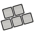 Pikkukuva 3 / 5: 120 mm:n tuulettimen pölyn suodatin, pehmeä magneettinen nylonkehys PC-kotelolle, virtalähteelle ja tuuletusaukkoihin, 5 kpl, musta