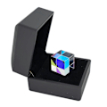 Miniatyrbilde 1 av 5: Dikroisk X-Cube Prisma RGB Dispersjonsprisma for Fysikk og Dekorasjon med Oppbevaringsboks