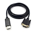 Pikkukuva 1 / 5: 1,8 m DisplayPort DP - VGA urosadapterikaapeli kullattu johto UniversalP20211224184