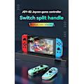 Miniatyrbild 2 av 3: BT 5.2 RGB LED-switch L/R JoyCon-spelkontroll för Nintendo Switch/Lite/Oled JoyCon-spelkontroller med dubbel vibration (vit)