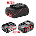 Miniatyrbilde 4 av 5: MBB18BSL Adapter Konverter Kobling for Metabo 18V LiHD Li-Ion Batteri til Bosch Lithium Elektrisk P