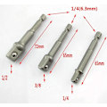 Miniatyrbillede 2 af 5: Firkantdriver Hex Power Borebit 1/4 3/8 1/2-tommer 3 stk. Power Bore til Stikadapter Ekstra Lang Adapter