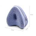 Miniatyrbillede 2 af 4: Hjerteformet Memory Foam Pude til Gravide Kvinder - Blå, 25*23*13cm, 1stk
