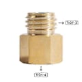 Miniatyrbilde 1 av 2: Soda Co2 Gass Konverter Adapter For Tr21-4 Hunn Til Tr21-3 Hann Gjenget Quooker Cube Tank Utgang