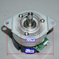 Miniatyrbild 4 av 5: Dc 9v/12v/24v 24h Pwm Borstlös Servomotor Cw/ccw Inbyggd Drivgivarenskodare