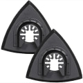 Miniatyrbilde 1 av 3: 90mm Triangulære slipeputer - Oscillerende multiverktøy slipeputer for tresliping, 2 stk