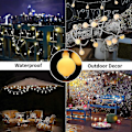 Miniatyrbilde 5 av 5: Julelys, 80 LED Julekulelys 8 Moduser Med Timerfunksjon, Vanntette LED-Julelys For Innendørs Og Utendørs, Soverom, Fest, Bryllup