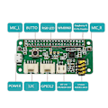 Pikkukuva 2 / 5: Respeaker 2-mic Pi Hat -laajennuskortti Raspberry Pi 4b/3b+/3b/zerolle