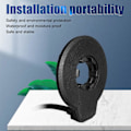 Miniatyrbillede 5 af 5: 36V/48V Anti-Slip Sensitiv Elektrisk Cykel Pedal Assist Sensor med Vandtæt Dual Hall Sensor Interface