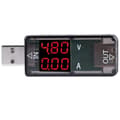 USB-testare multimeter. 3.2-10V 0-3A USB Digital Ström- och Spänningstestare Mätare Voltmeter Amperemeter 0.01 Noggrannhet Multimeter Laddare