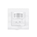 Miniatyrbillede 2 af 5: Flush-monteret Bevægelsessensor Infrarød Pir Sensor Switch 140 Hvid 110-240v Led Ny