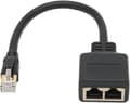 2025 Seneste Model RJ45 Ethernet Splitter Kabel, RJ45 1 Han til 2 Hun Netværks Splitter Kabel Egnet Cat7 LAN Ethernet Socket Stik