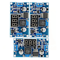 Miniatyrbilde 1 av 5: 3 stk. LM2596 DC- Justerbar Step-Down Konverter Spenningsregulator LED Display Voltmeter 4.0-40V til 1