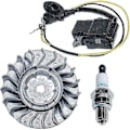 Miniatyrbillede 2 af 4: Svinghjul Tændspole Kit Med Tændrør Kompatibel Med Stihl Ms231 Ms251 Ms 231c Ms 251c Erstatning 11434001307 1143 400 1203 -cdsx
