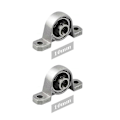 Miniatyrbillede 3 af 5: 4 stk. Lejehus Flangeleje 10mm KP000 Kugleleje Blok Pudeblok Leje til Reservedele til 3D Printer