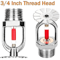 Miniatyrbillede 2 af 5: 5 stk. sprinkler 3/4 tommer hængende type 155 ned 68 sprinkler 3/4\" npt til boligbyggeri