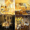 Miniatyrbilde 3 av 5: Julelys, 80 LED Julekulelys 8 Moduser Med Timerfunksjon, Vanntette LED-Julelys For Innendørs Og Utendørs, Soverom, Fest, Bryllup