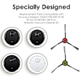 Miniatyrbilde 4 av 5: (10 stk) Sidebørste reservedeler for Ecovacs Deebot Ozmo 920 950 T8 Aivi Max T9 T5 N5 N7 N8+ N8 Pro N8 Pro Dx55 Dx93 Dj65 X1 Omni, X1 Turbo, X1 A