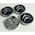 Miniatyrbillede 2 af 5: 4 stk. hjulkapsler til Citroen C4 Picasso C3 Berlingo C5 X7 C2 C1 Ds3 Zx Xsara C8 Ds Ds4 60mm, fælgcenterkapsler med emblem, bilhjulkapsler