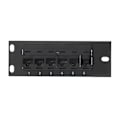 Miniatyrbilde 3 av 5: 6 Port CAT6 Patch Panel FTP LAN RJ45 Nettverkskabel Adapter Keystone Jack