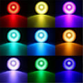 Miniatyrbillede 5 af 5: Dæmpbar RGB PAR38 Par Lys E27 20W LED Spotlight Pære Flood Lampe Fjernbetjening Flerfarvet Boligindretning 110V 220V