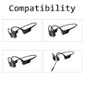 Miniatyrbillede 5 af 5: 1 meter ladekabel til AfterShokz Aeropex AS800 / Shokz OpenRun Pro/OpenRun/OpenRun Mini Head