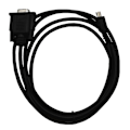 Pikkukuva 1 / 5: Mini USB uros - RS232 DB9 9-nastainen naarasadapteri jatkojohtokaapeli 1,8 m
