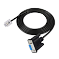 Miniatyrbilde 5 av 5: RS232 DB9Pin Hunn til RJ11 RJ12 6P6C LAN Nettverk Seriell Konsollkabel for Sevo Drive for Leadshine Stepper Enheter P20211224359