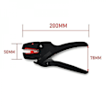 Miniatyrbillede 2 af 5: Automatisk Elektrisk Isolationsafstripper Tang Tråd Kabel Afstripper Cutter (sort) 1 stk) L[B