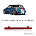 Miniatyrbilde 2 av 5: For- Mini Cooper R55 R56 Bil Høymontert Bremslys Bakre Led Tredje Bremslys 63257221834 Transpar