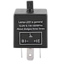 Miniatyrbild 4 av 5: Elektronisk LED Justerbart Blinkrelä För Blinkers CF14 JL-02 Till CF 14K Motorcykel LED Blinkrelä V9E8